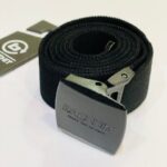 Men's Webbing Elastic Belt 3,8 cm Black - Basehit