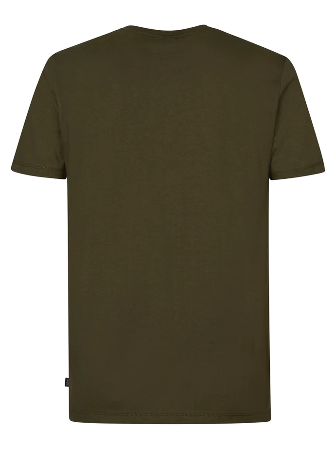 Men Flama Regular T shirt Olive PETROL.m 1040 tsr645 6157 b
