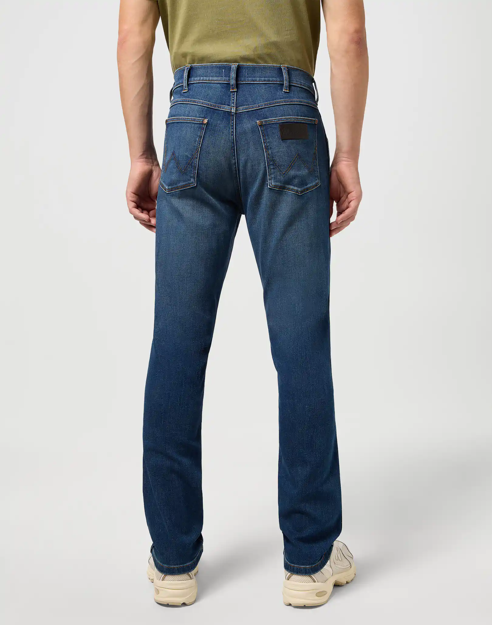 Men Tapered Jeans LARSTON HARE Medium Blue WRANGLER 3