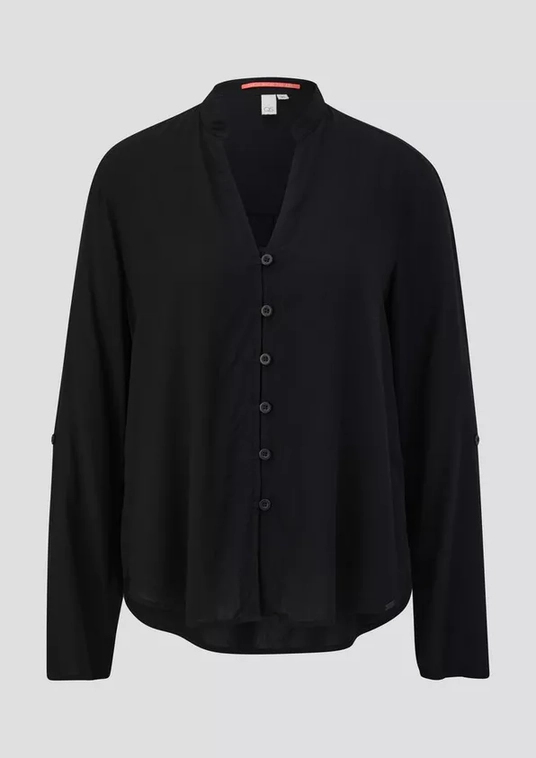 Woman Blouse V neckline Shirt Black S'OLIVER.2140749 (8)