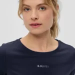 Woman Shinny Logo T shirt Regular Fit Navy S'OLIVER.2144445 (4)