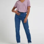 Woman Straight Jeans MARION Med Ada LEE.L301QDVB 3