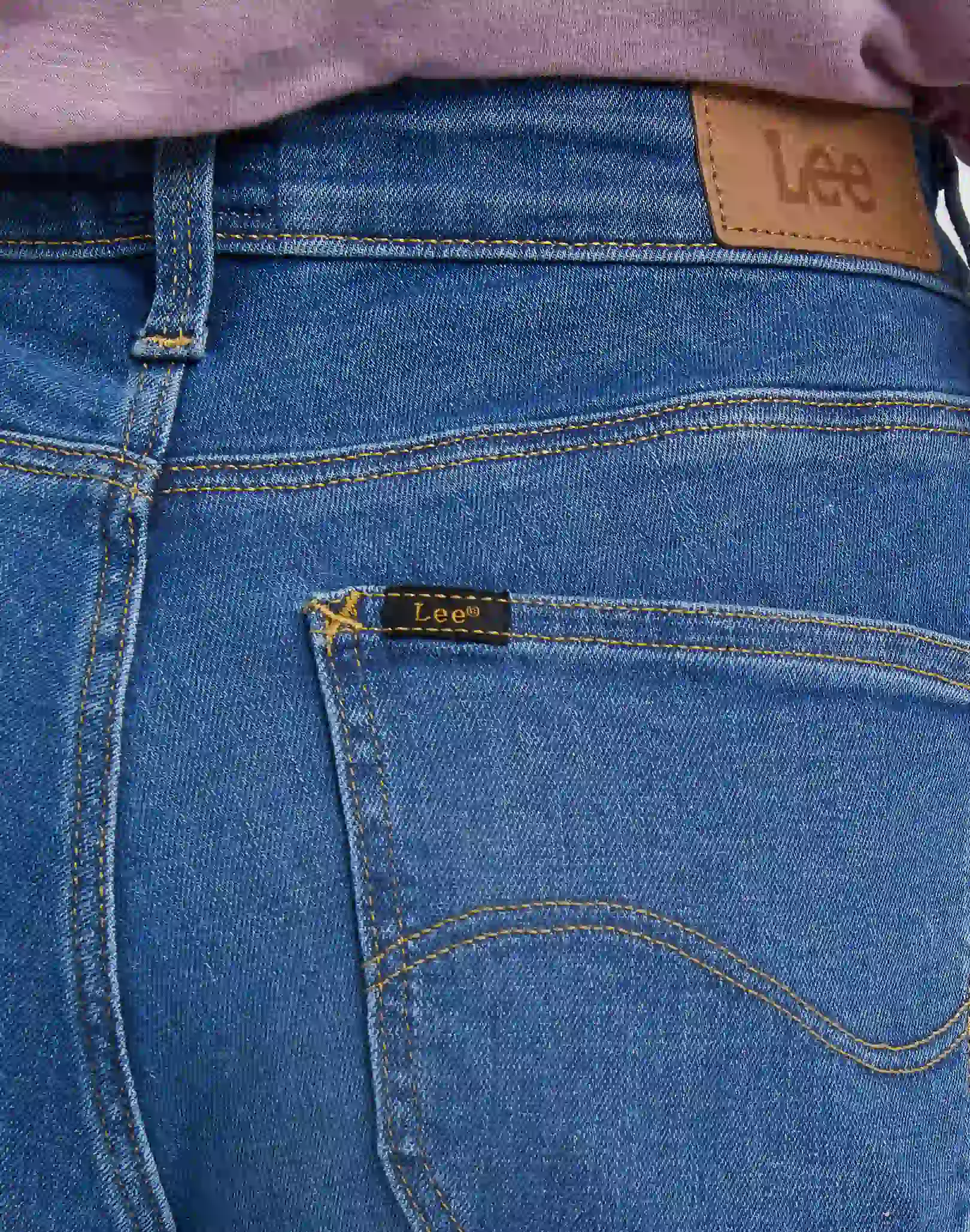 Woman Straight Jeans MARION Med Ada LEE.L301QDVB 5