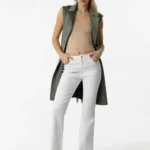 1005451800132 1 Woman Bootcut Jeans ZOE 44 White Denim TIFFOSI1 1.webp