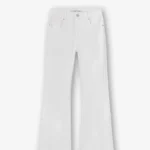 1005451800132 6 Woman Bootcut Jeans ZOE 44 White Denim TIFFOSI
