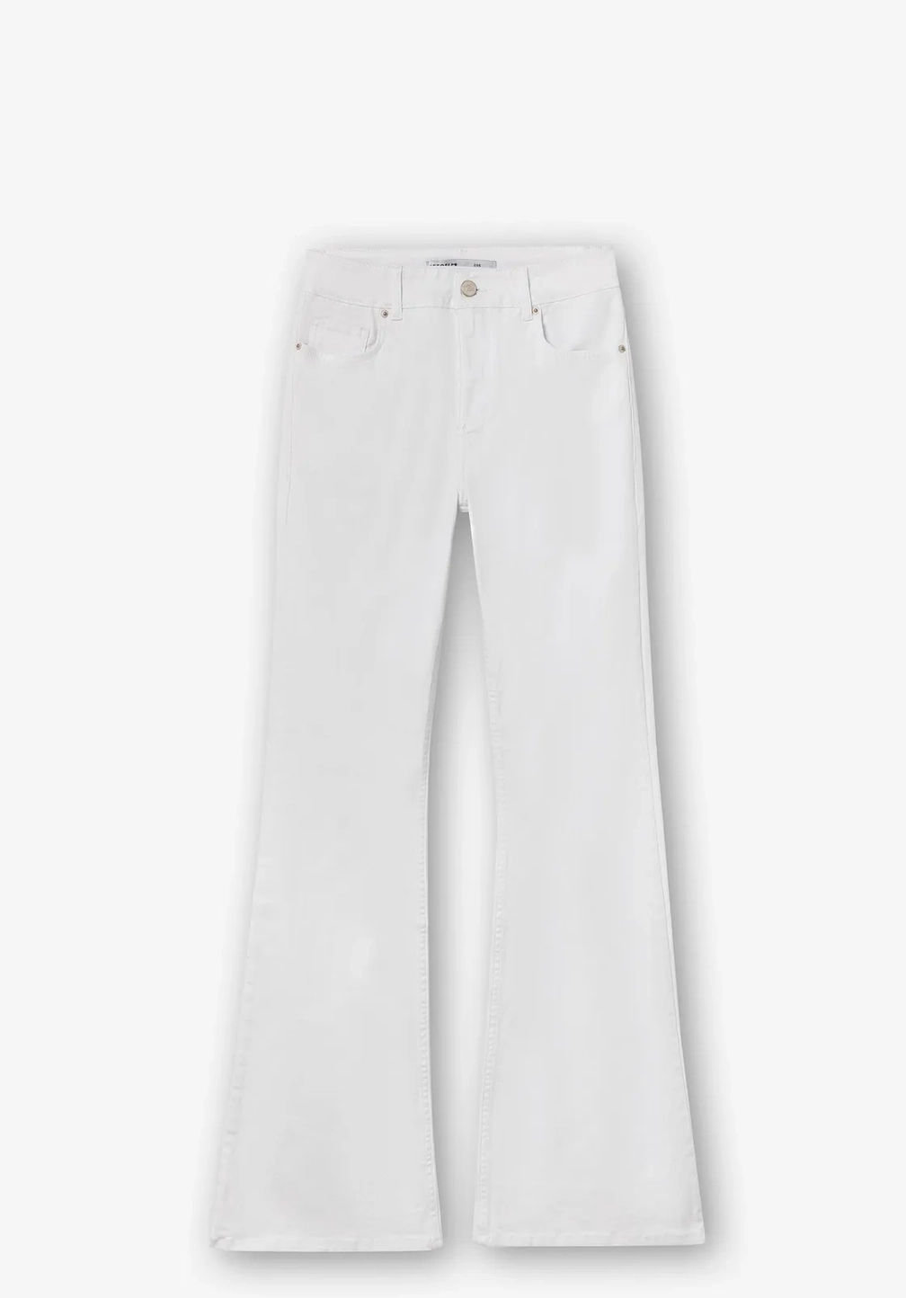1005451800132 6 Woman Bootcut Jeans ZOE 44 White Denim TIFFOSI
