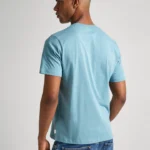 Men Logo Regular T Shirt CLEMENT Quay Blue PEPE.PM509220 546 05 MO