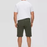 Mens Relaxed Cargo Bermuda Plus Sizes FILE Olive S'OLIVER.2148951 (2)
