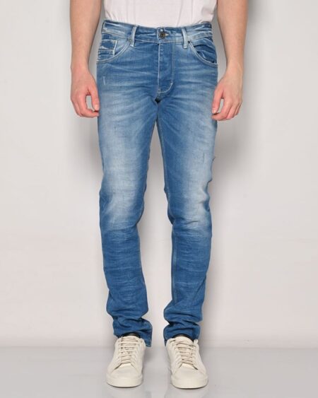 Mens Slim Worn Jeans AKIRA Medium Blue. 24013 403 324 BLUE 005