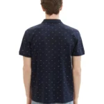 Tom Tailor 202402 34623 1040913 Men All over Printed Polo Regular Fit Navy.4
