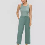 Woman Culottes in Stretch Cotton Light Petrol.S'Oliver.2143830 (1)