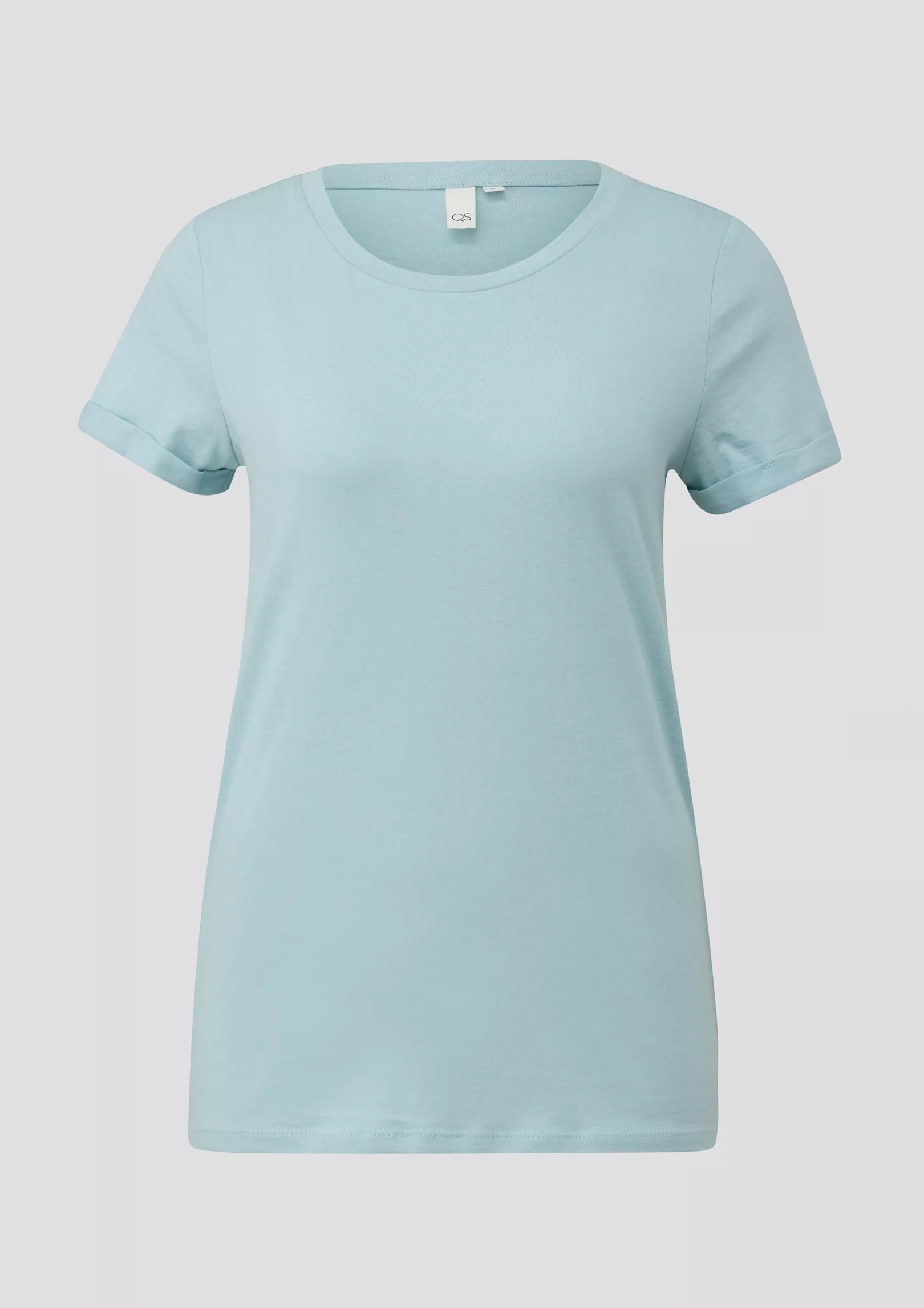 Woman Jersey T shirt Regular Fit Pale Turquoise S'OLIVER.2064174 (7)