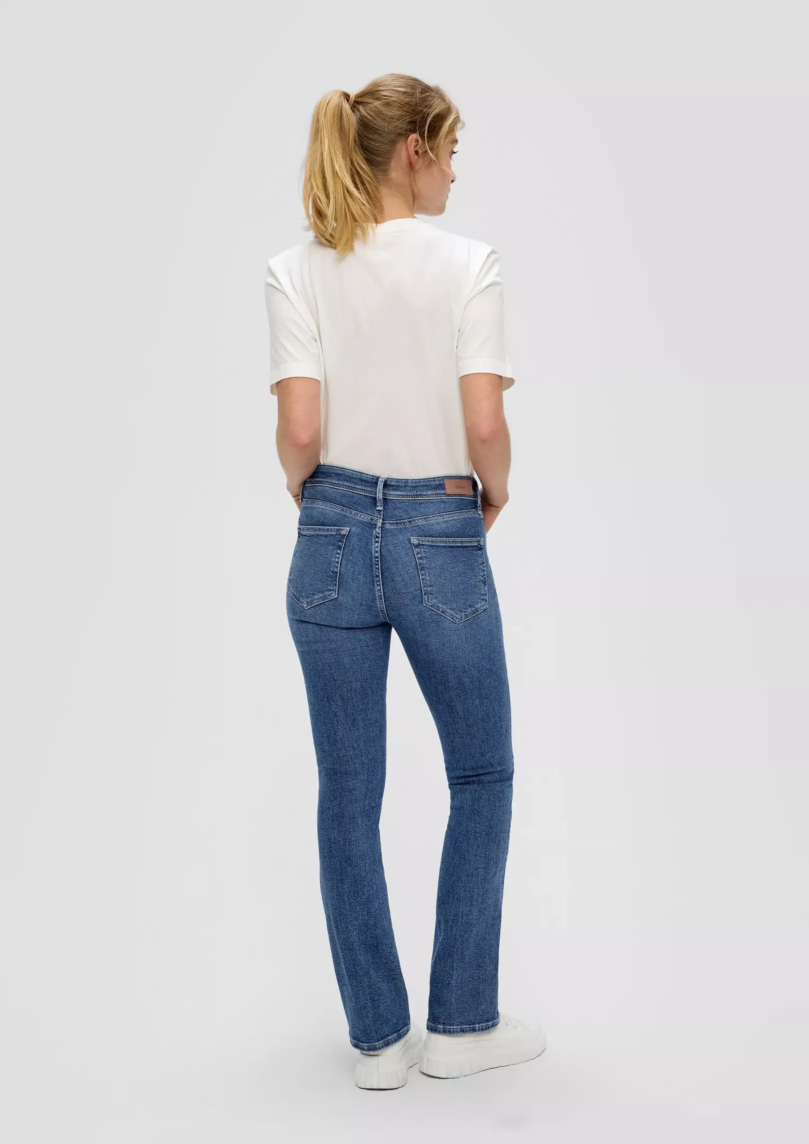Woman Slim Bootcut Jeans BEVERLY Light Denim S'OLIVER. 2143534 (3)