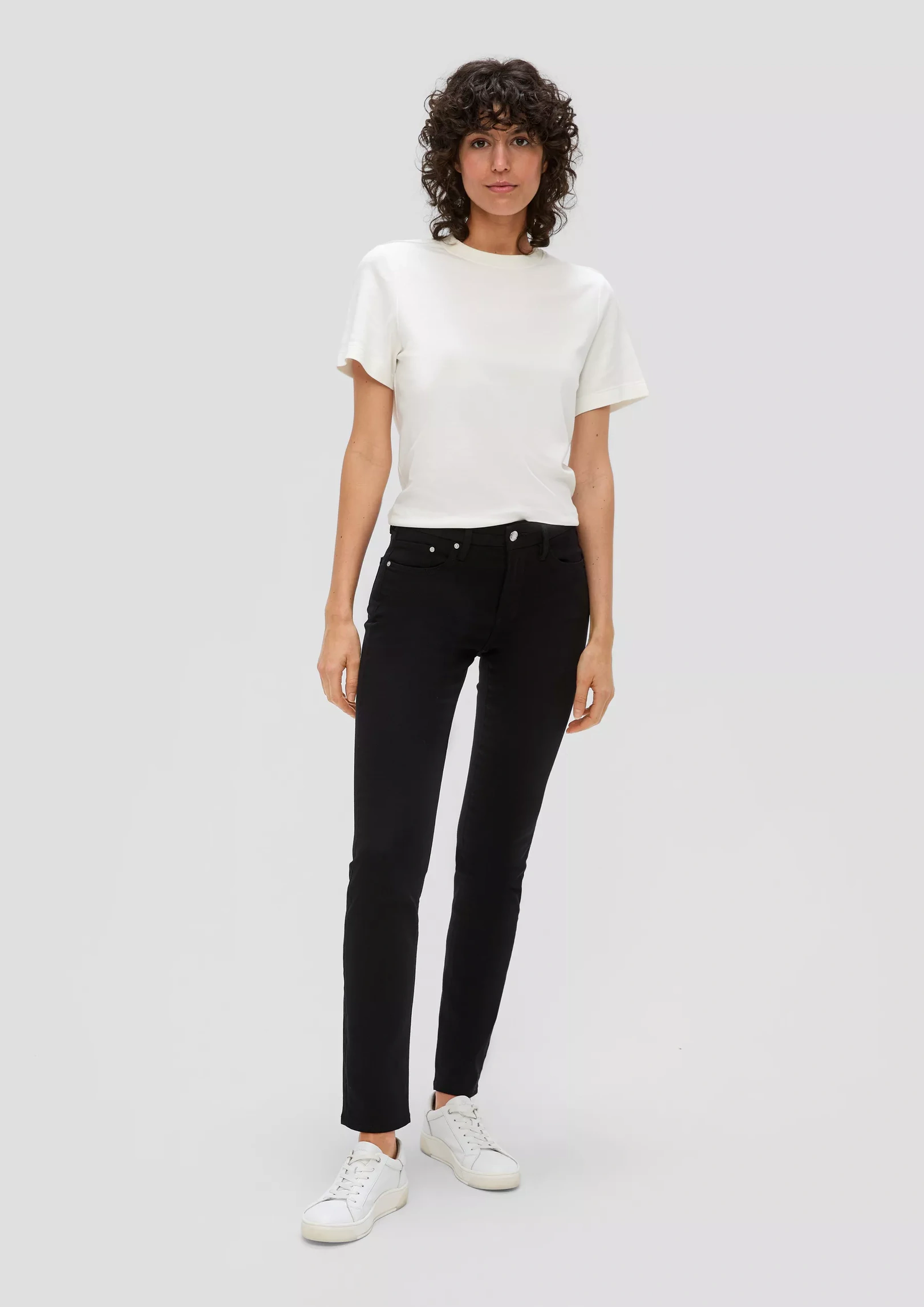 Woman Slim Fit Jeans BETSY Clean Black S'OLIVER.2140833