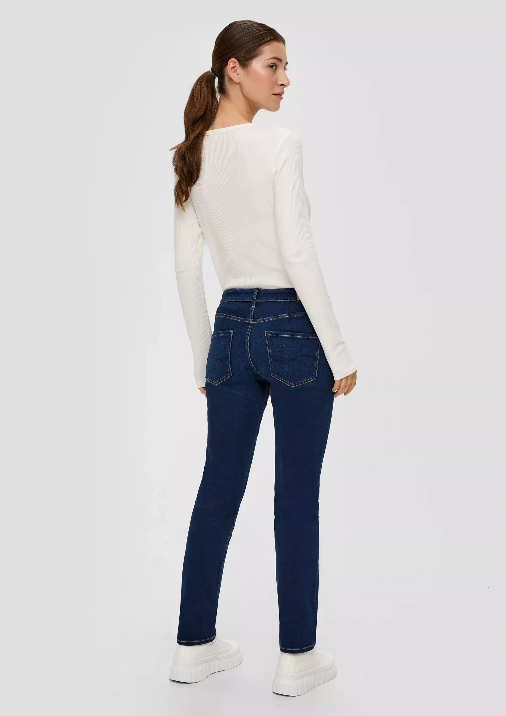 Woman Slim Fit Jeans CATIE Dark Blue S'OLIVER.2141308 (1)